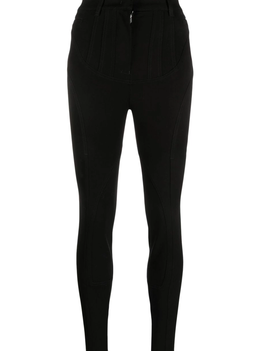 Affordable Stella trousers Women skinny-cut panelled McCartney 0819